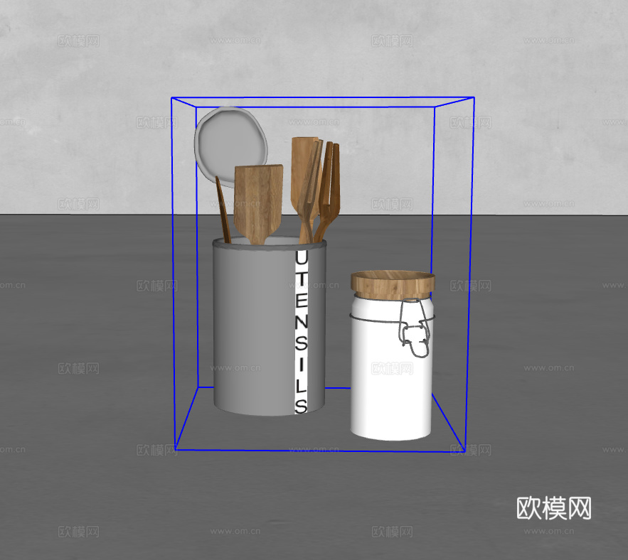 厨房器具su模型