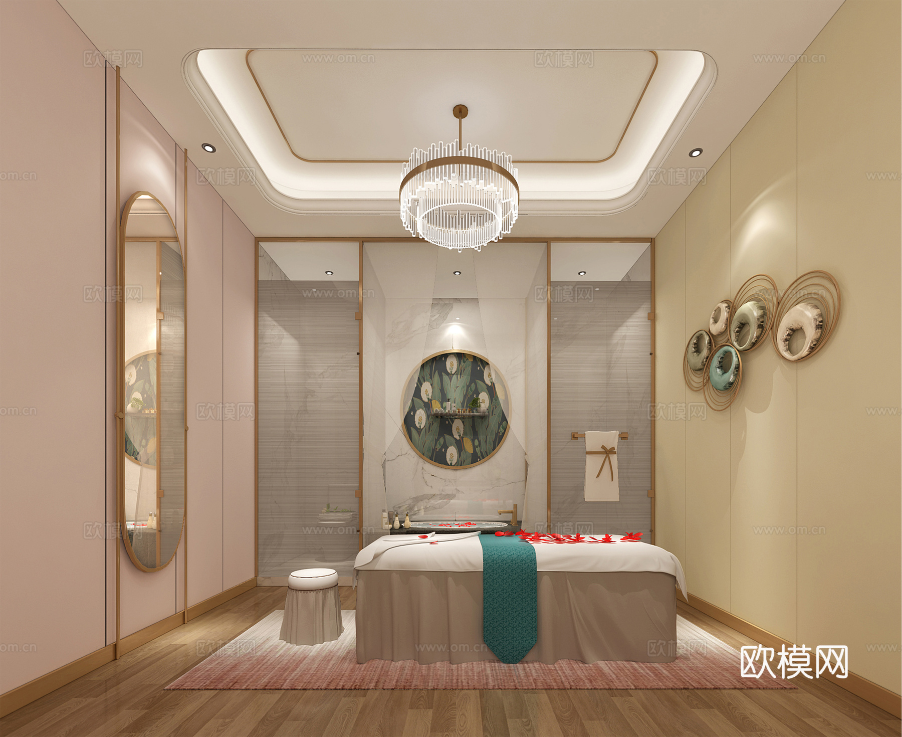 美容院3d模型