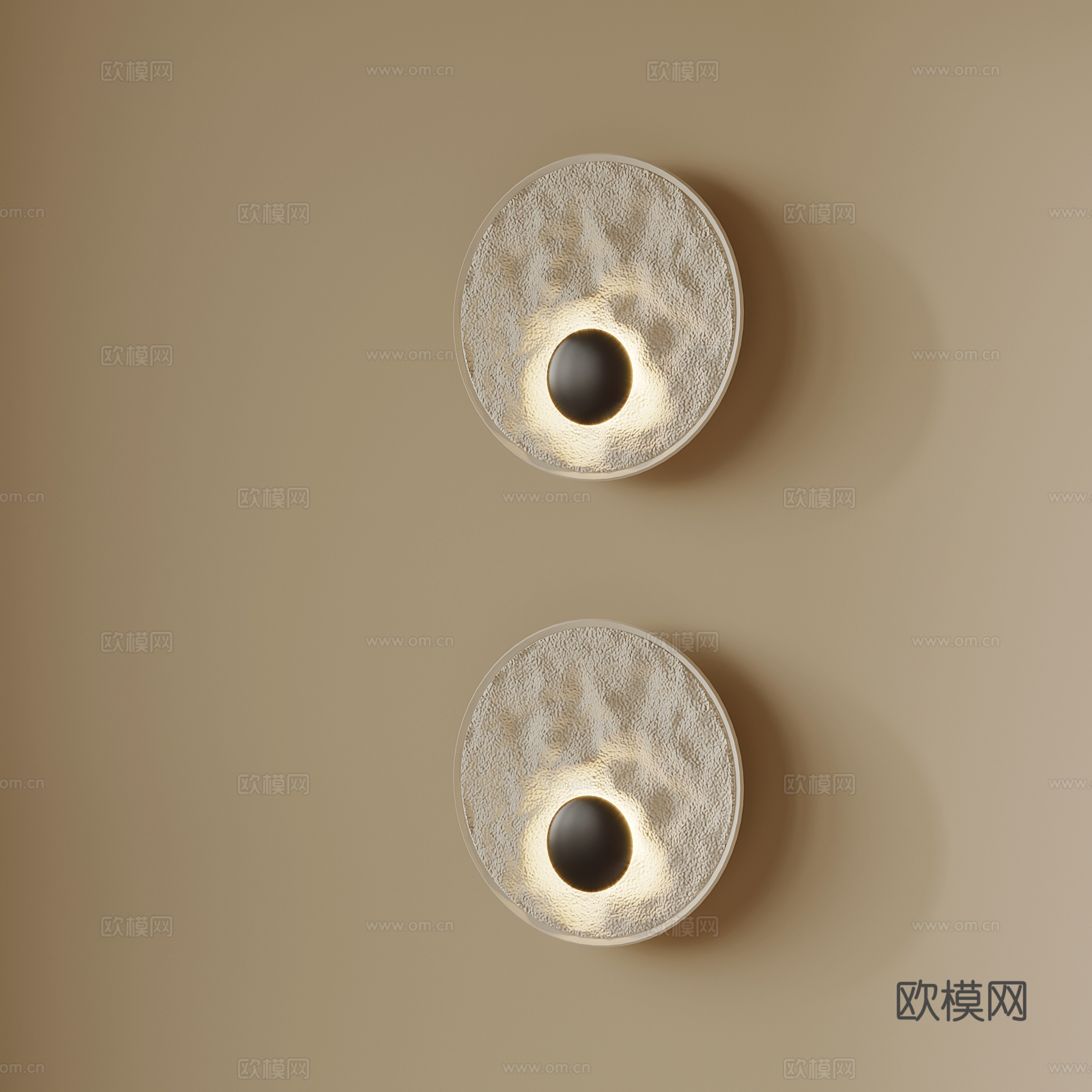 诧寂风壁灯su模型