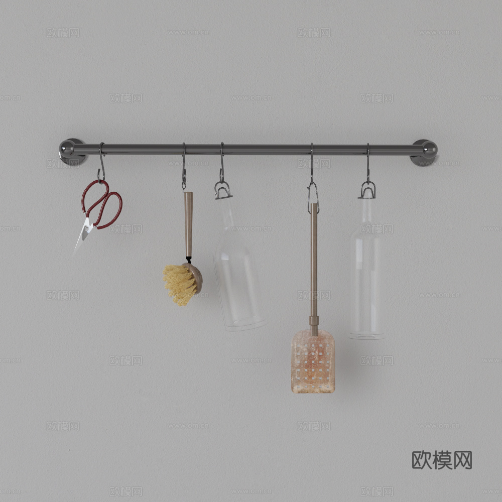 厨具挂件su模型