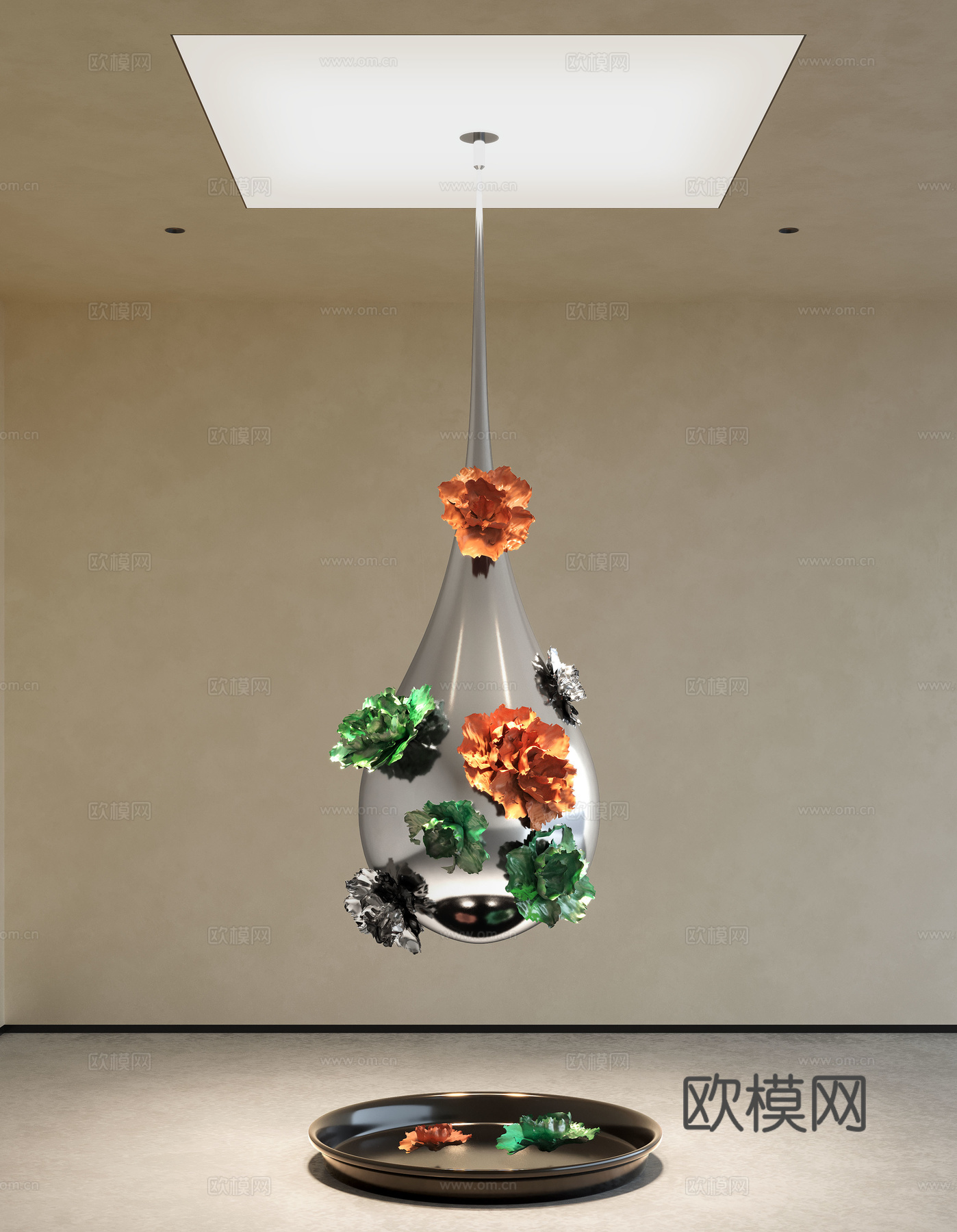 现代书本装置 装置雕塑3d模型下载