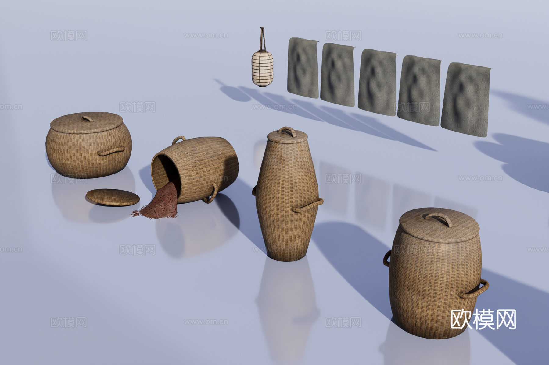 寺庙物品道具3d模型下载（渲染图6）