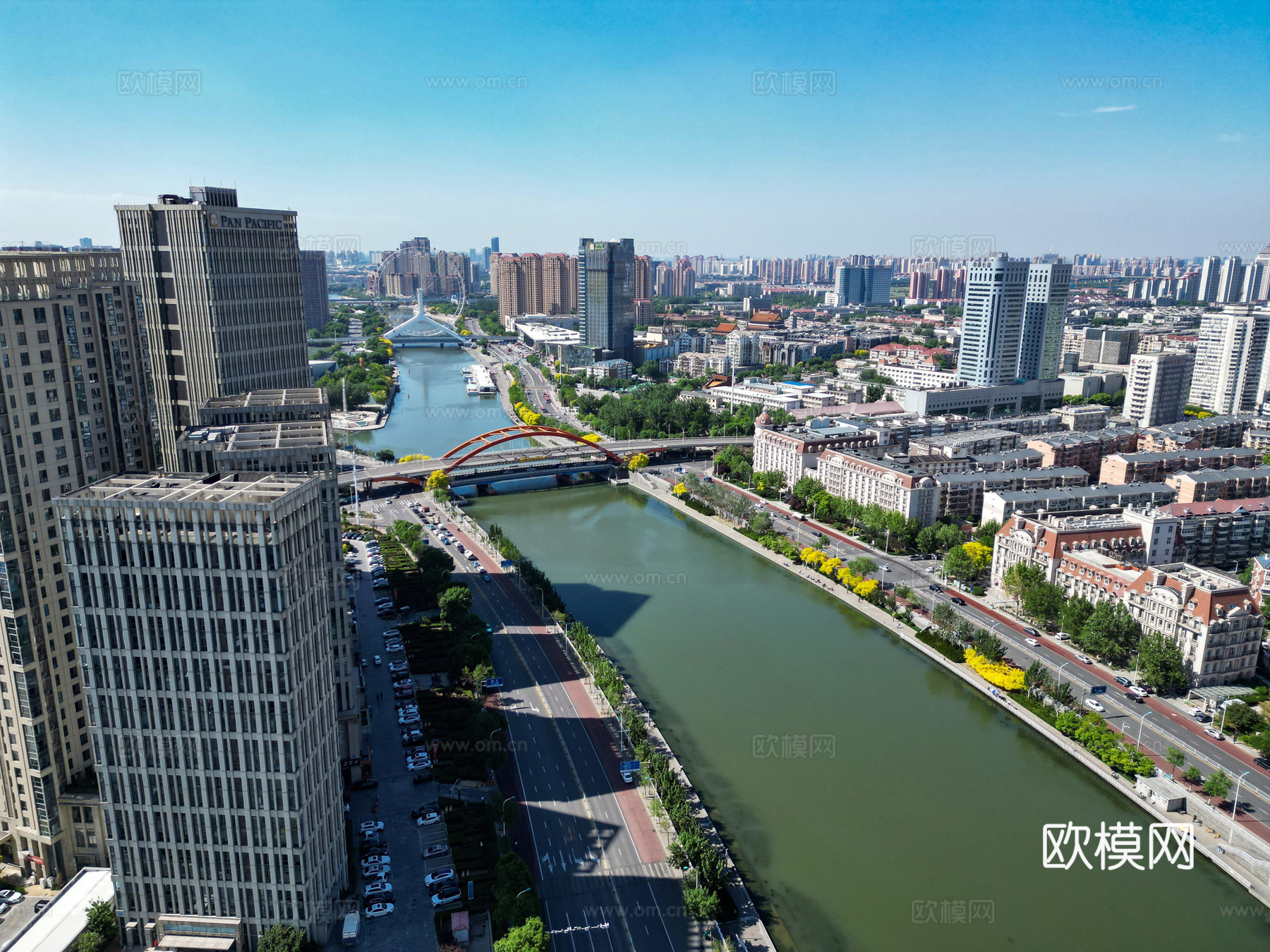 城市天空外景