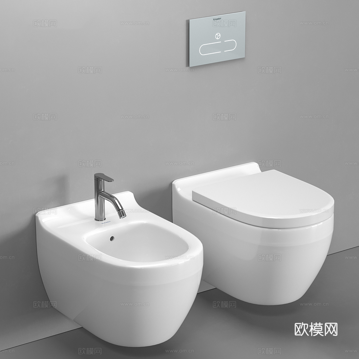 马桶3d模型下载