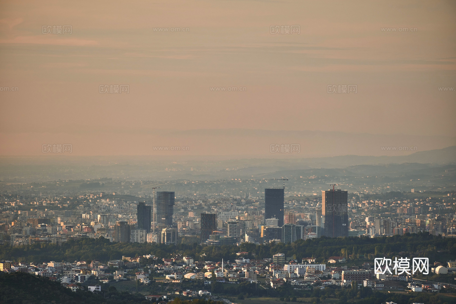 城市天空外景