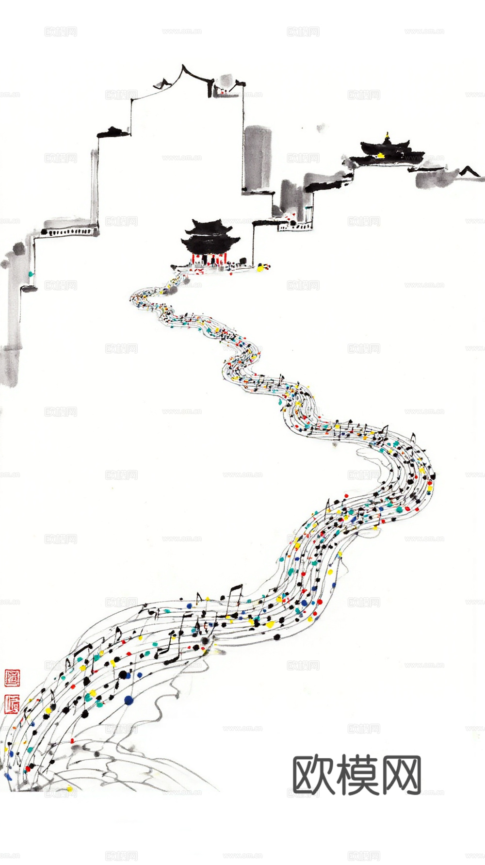 现代名人字画 世界名画 装饰挂画
