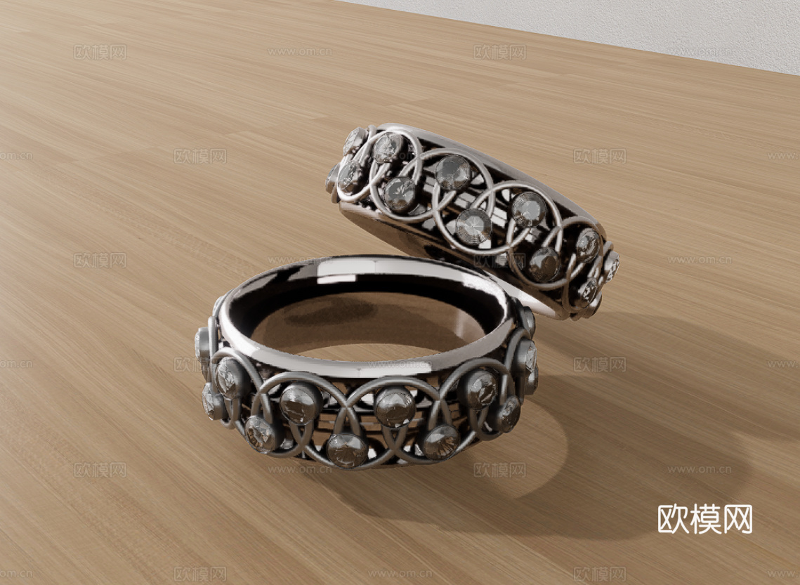 戒指su模型下载（渲染图1）