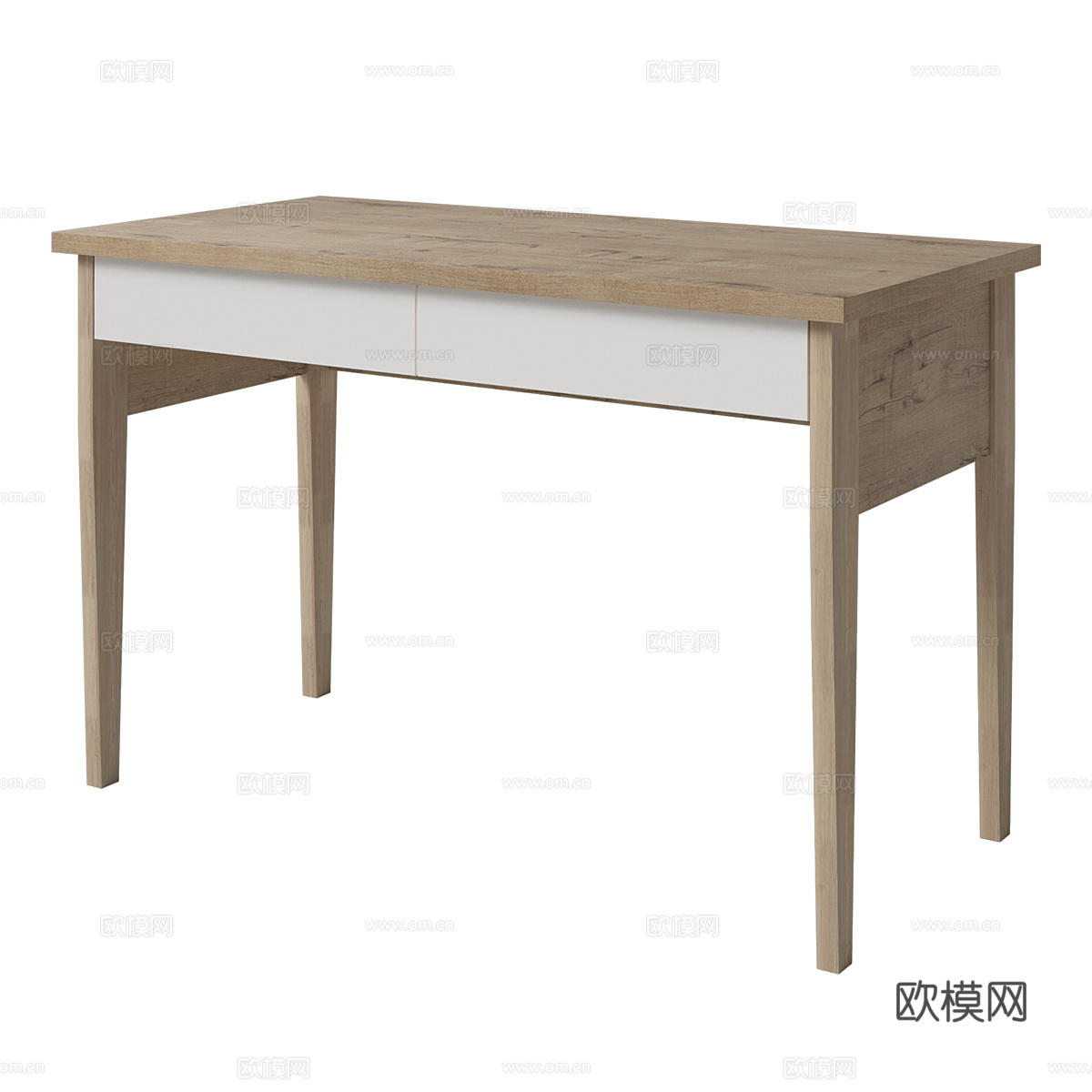 北欧简约书桌 书桌 简约书桌  桌子3d模型下载