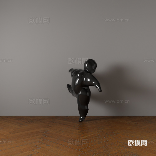 雕塑摆件su模型
