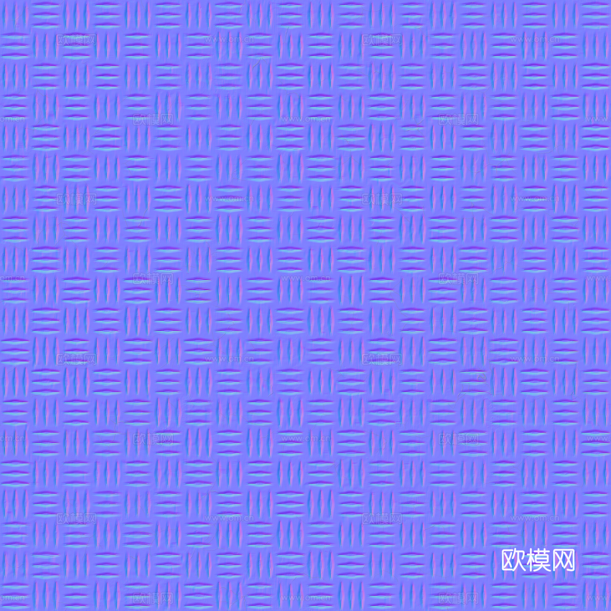 造型压花板法线凹凸贴图