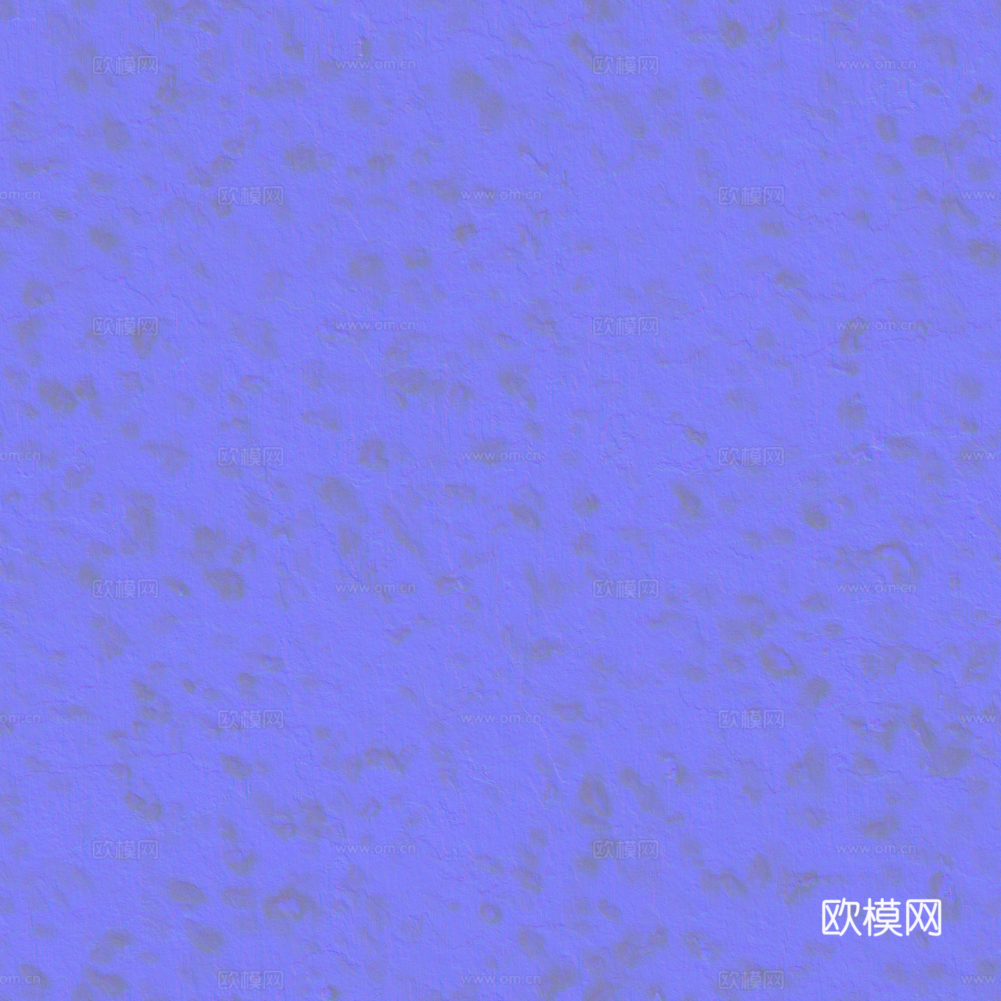 粗糙墙漆艺术漆肌理漆法线凹凸贴图下载（渲染图2）