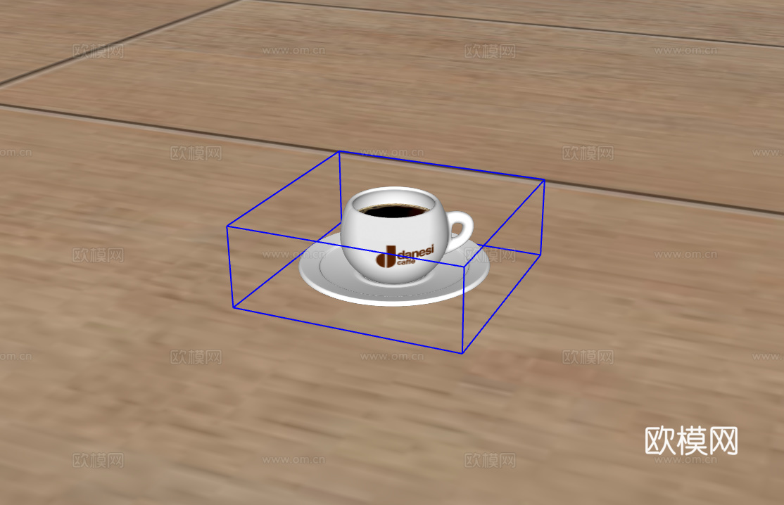 咖啡杯su模型