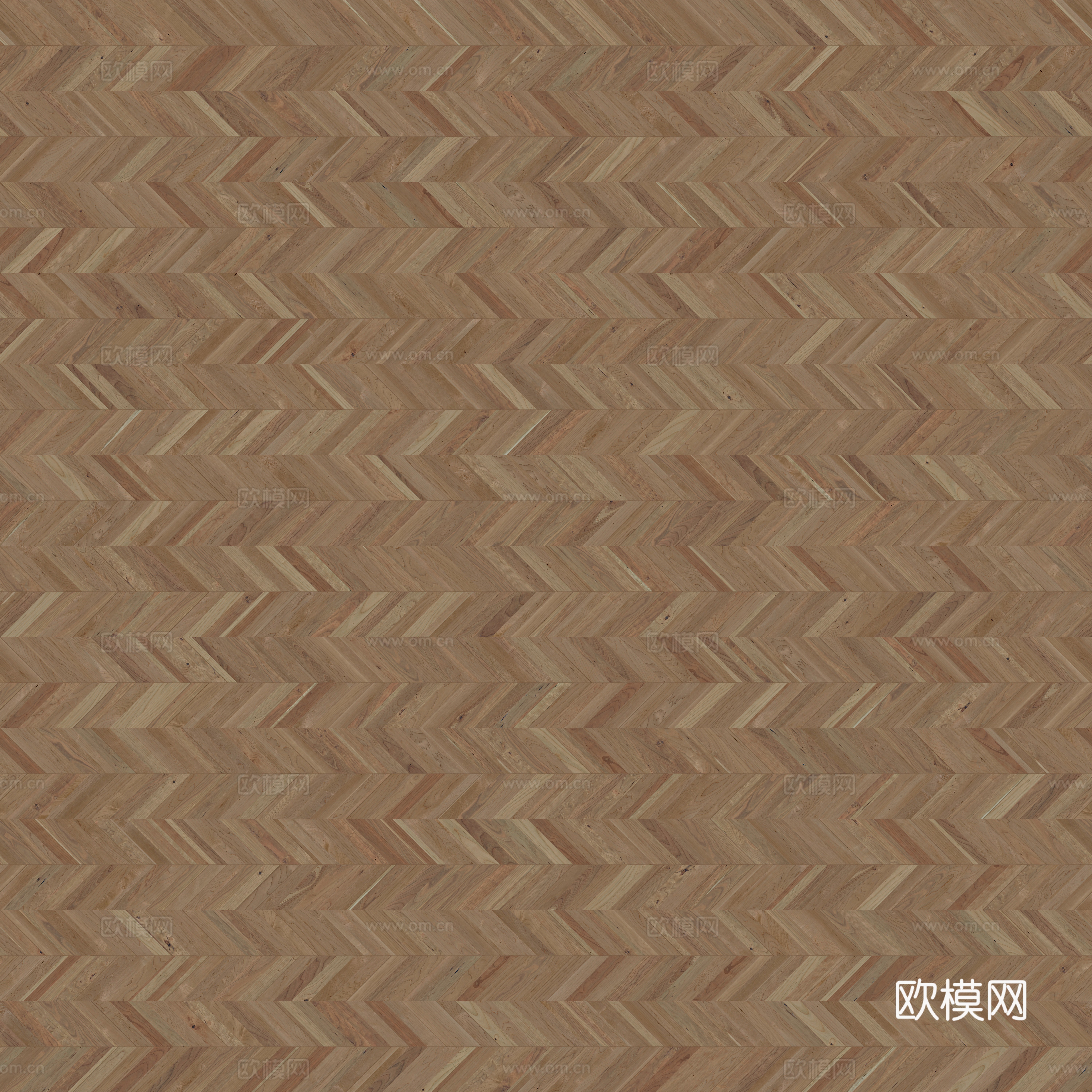 无缝鱼骨铺木地板