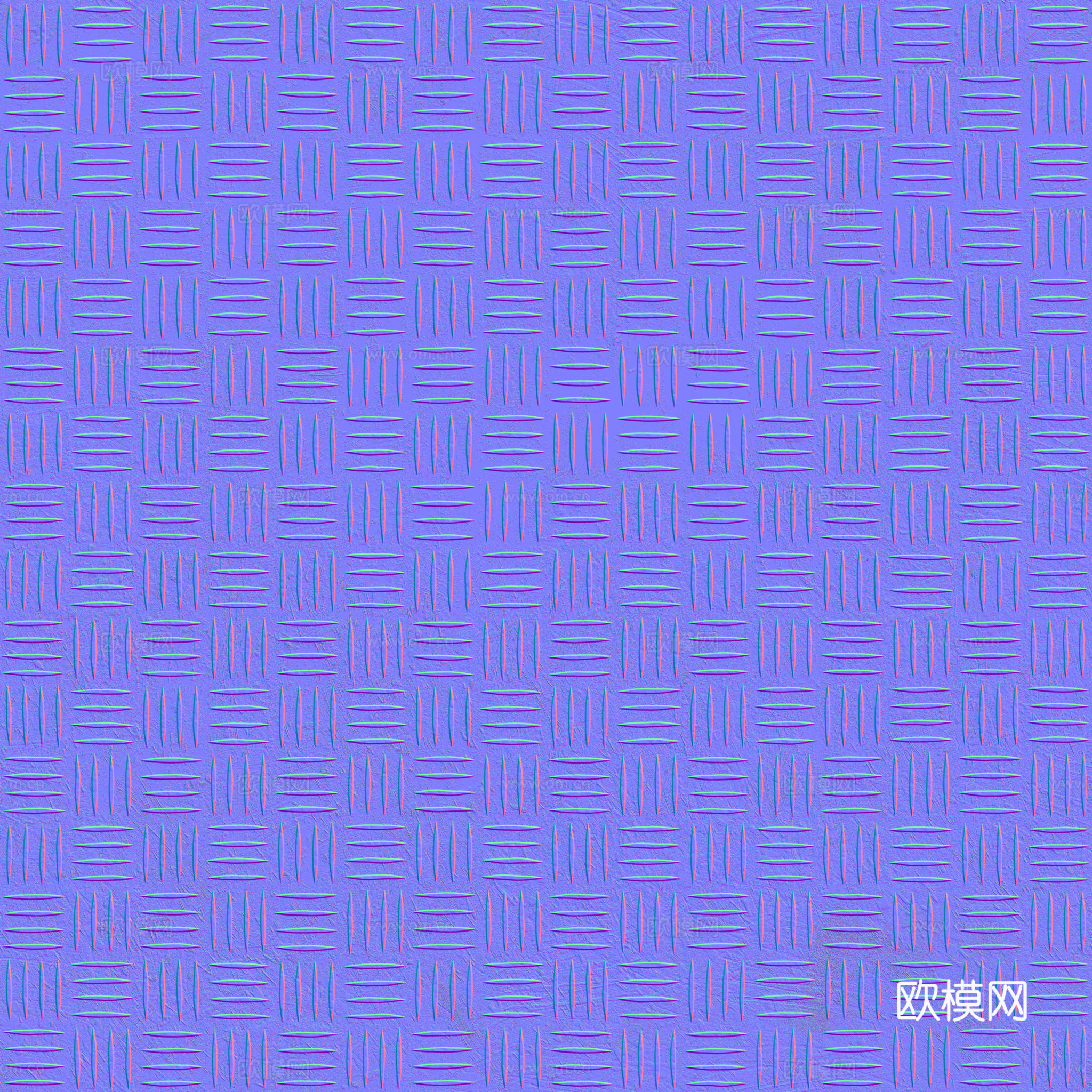 造型压花板法线凹凸贴图