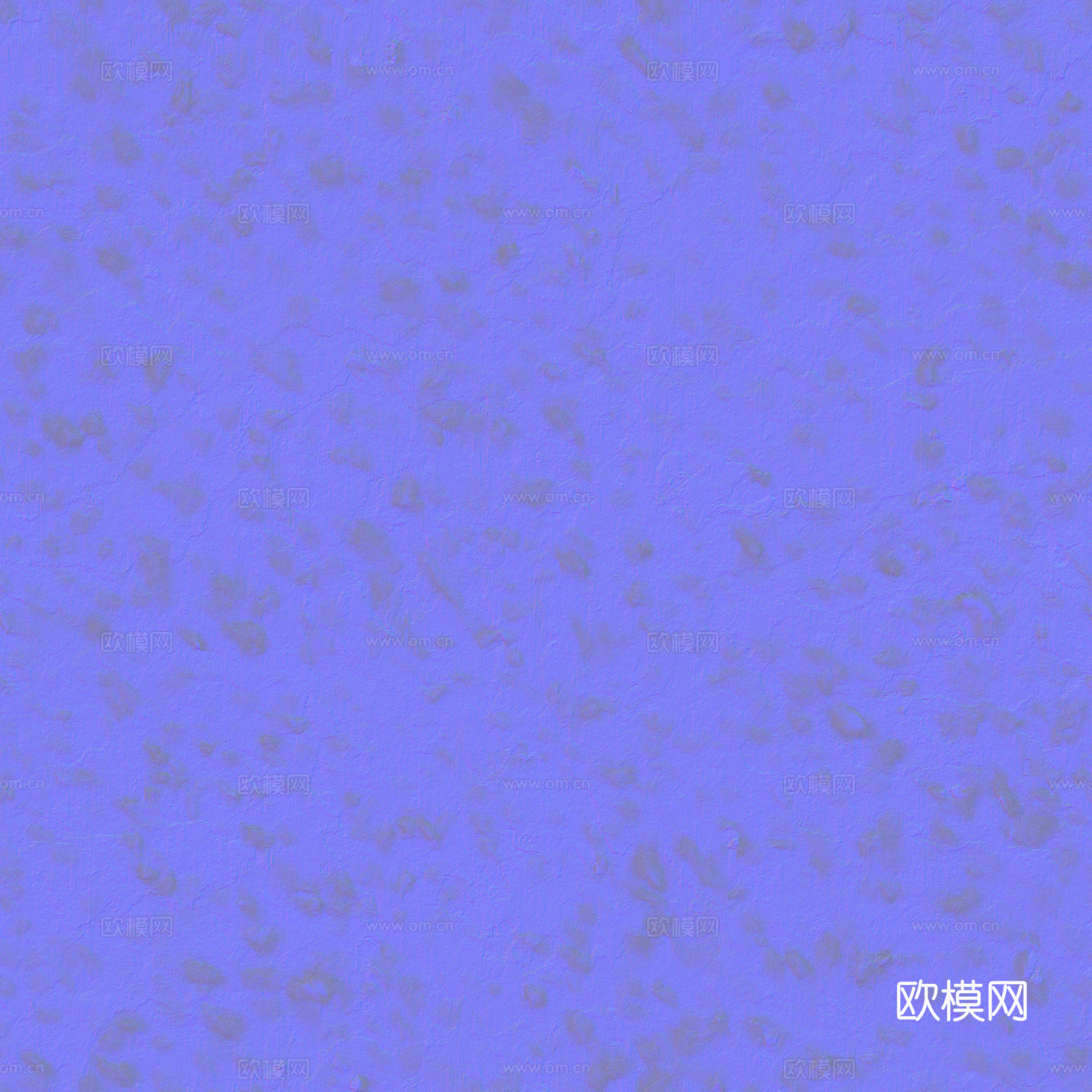 粗糙墙漆艺术漆肌理漆法线凹凸贴图下载（渲染图1）