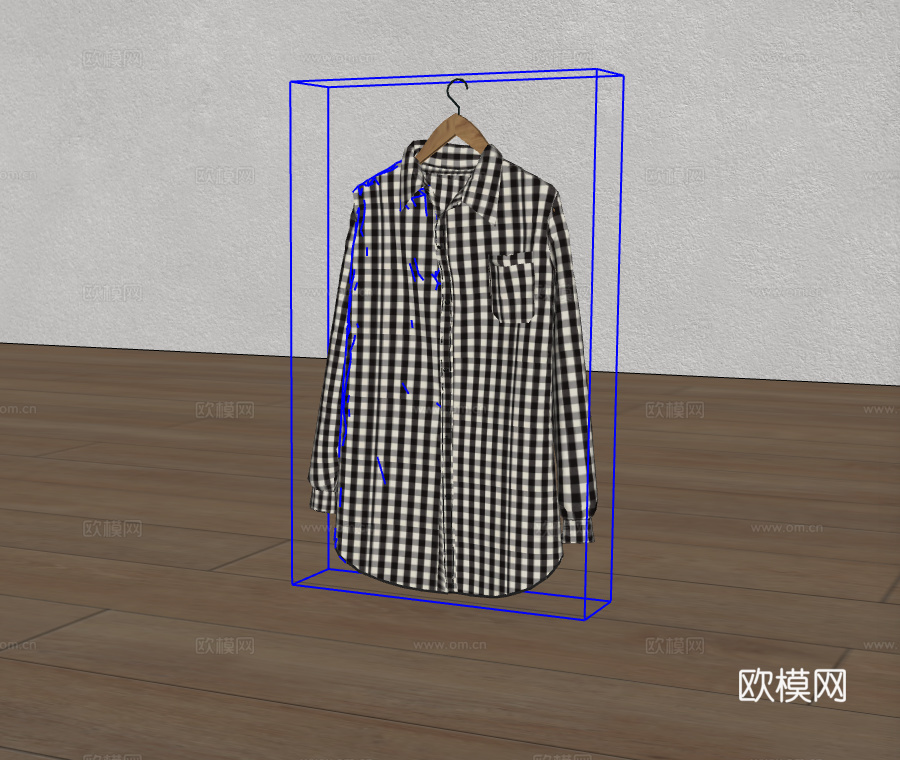 衣服su模型
