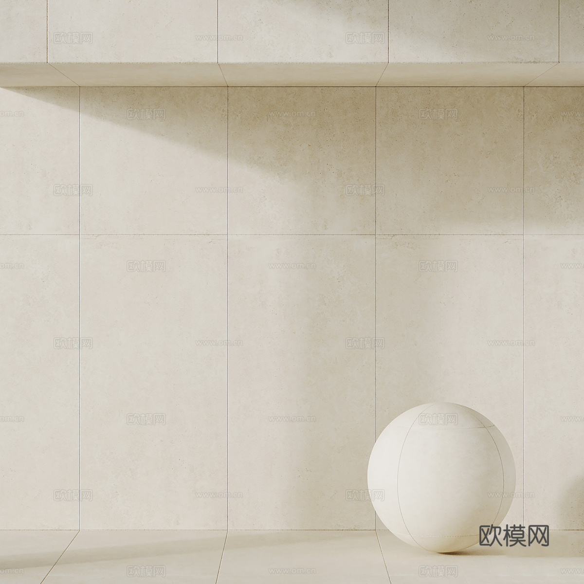 现代侘寂瓷砖 柔光砖 仿古砖3d模型下载（渲染图4）