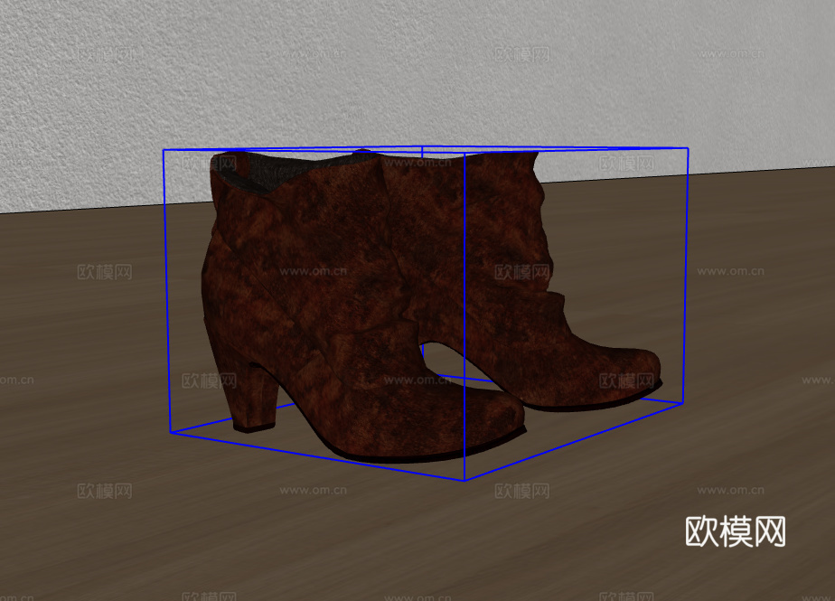 皮鞋su模型