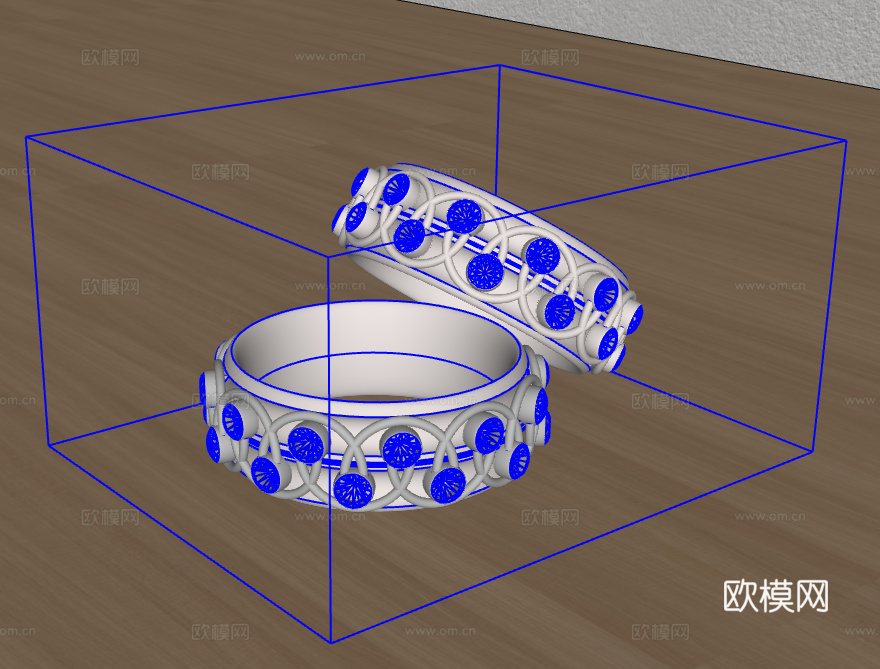 戒指su模型下载（渲染图2）