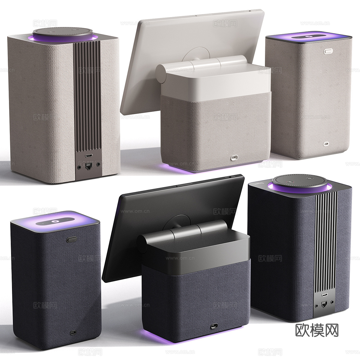 现代 Yandex 音响3d模型下载（渲染图2）