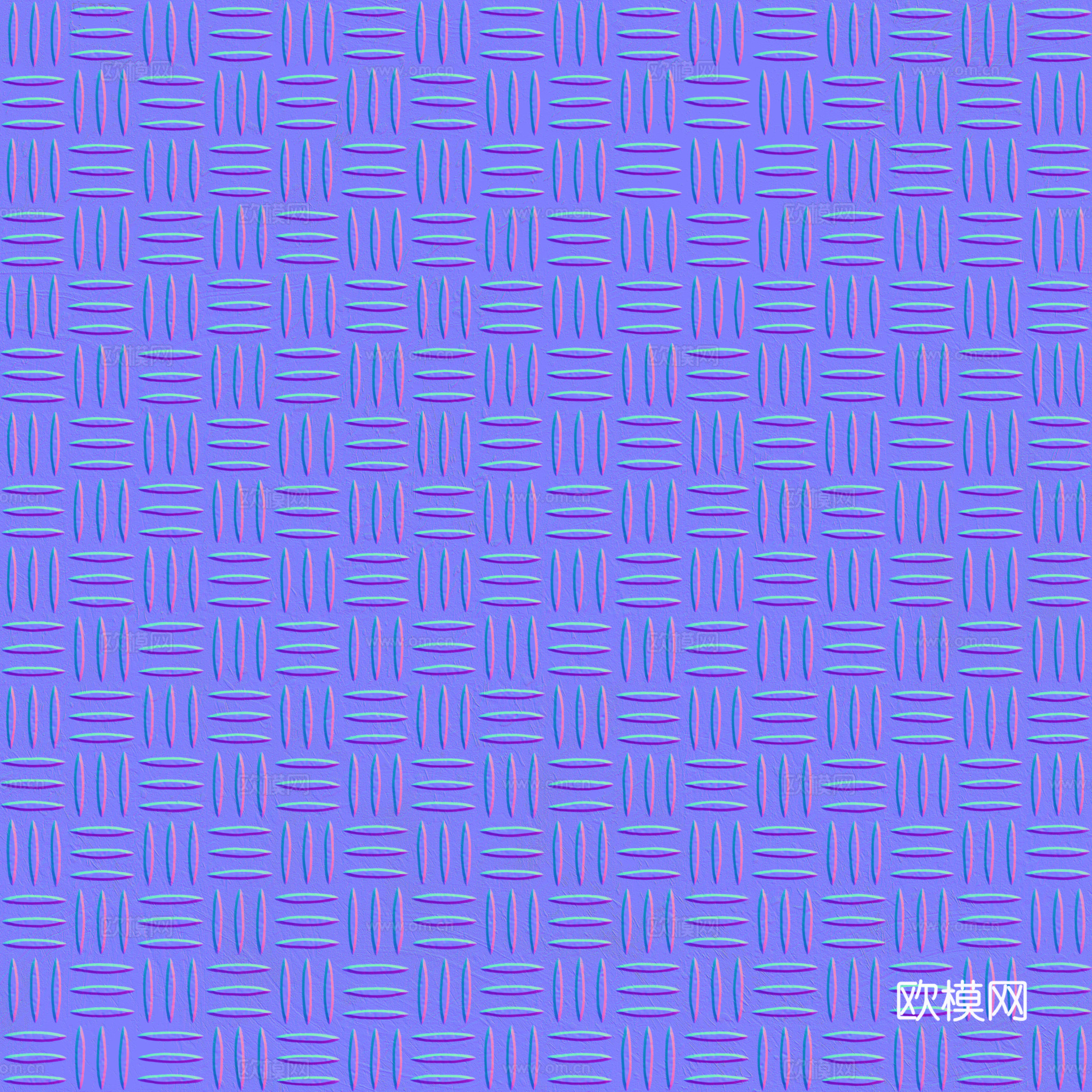 造型压花板法线凹凸贴图