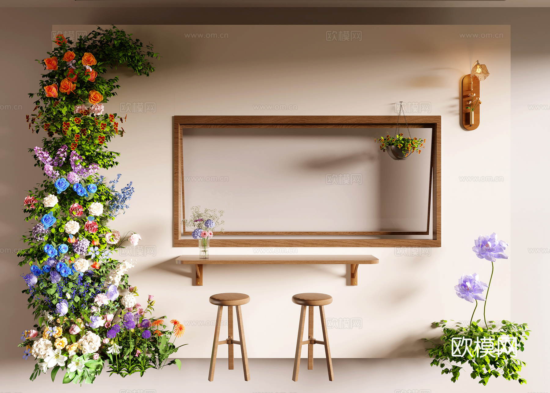 花艺美陈su模型