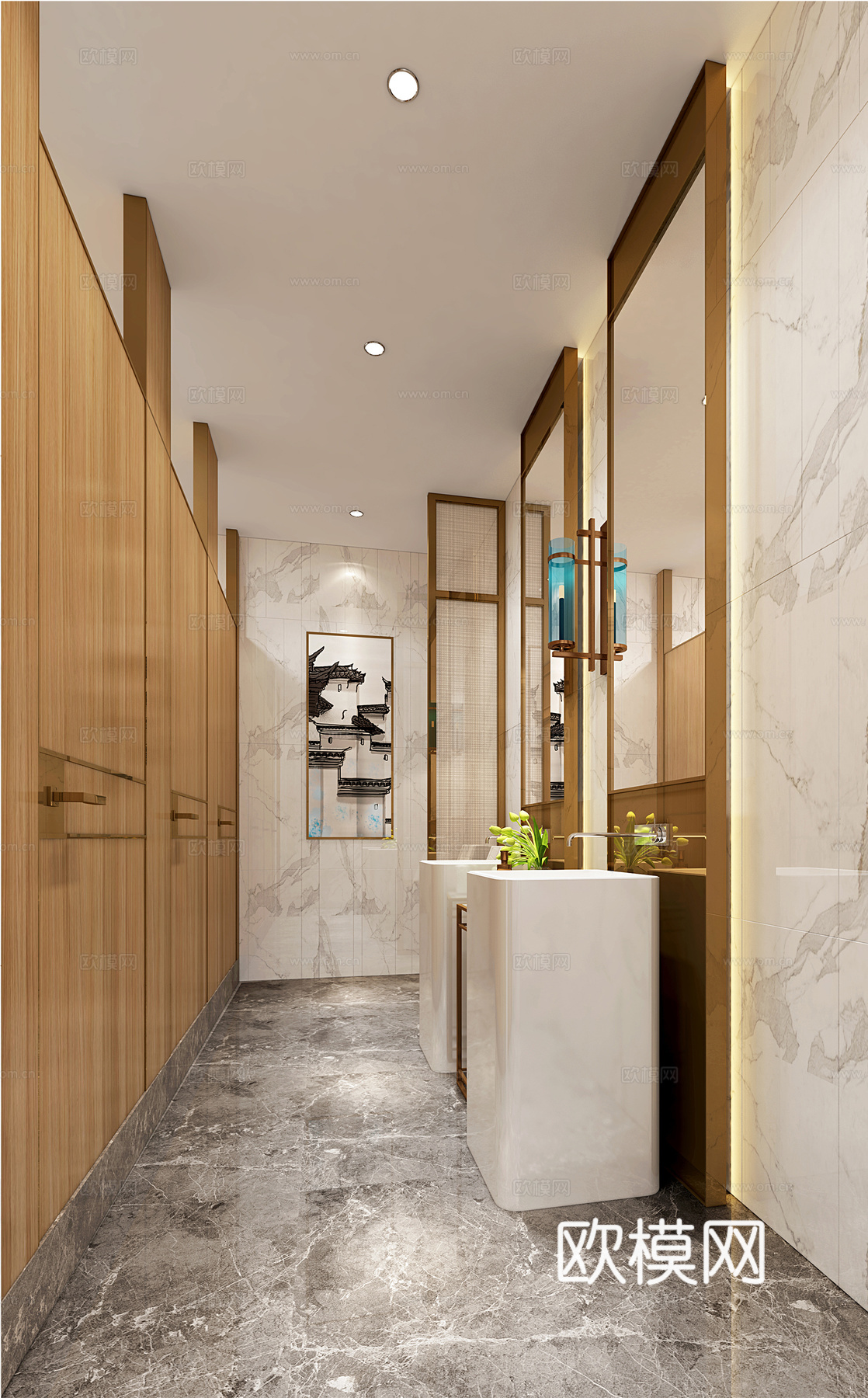 卫生间3d模型下载