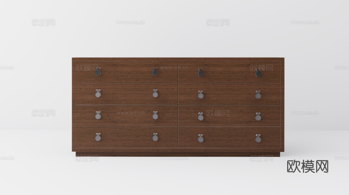 中古装饰柜su模型