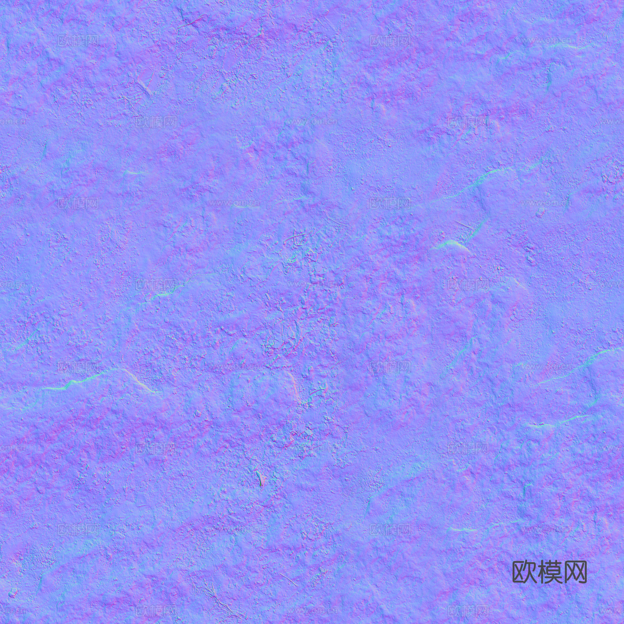 岩石石材PU石 法线凹凸贴图下载