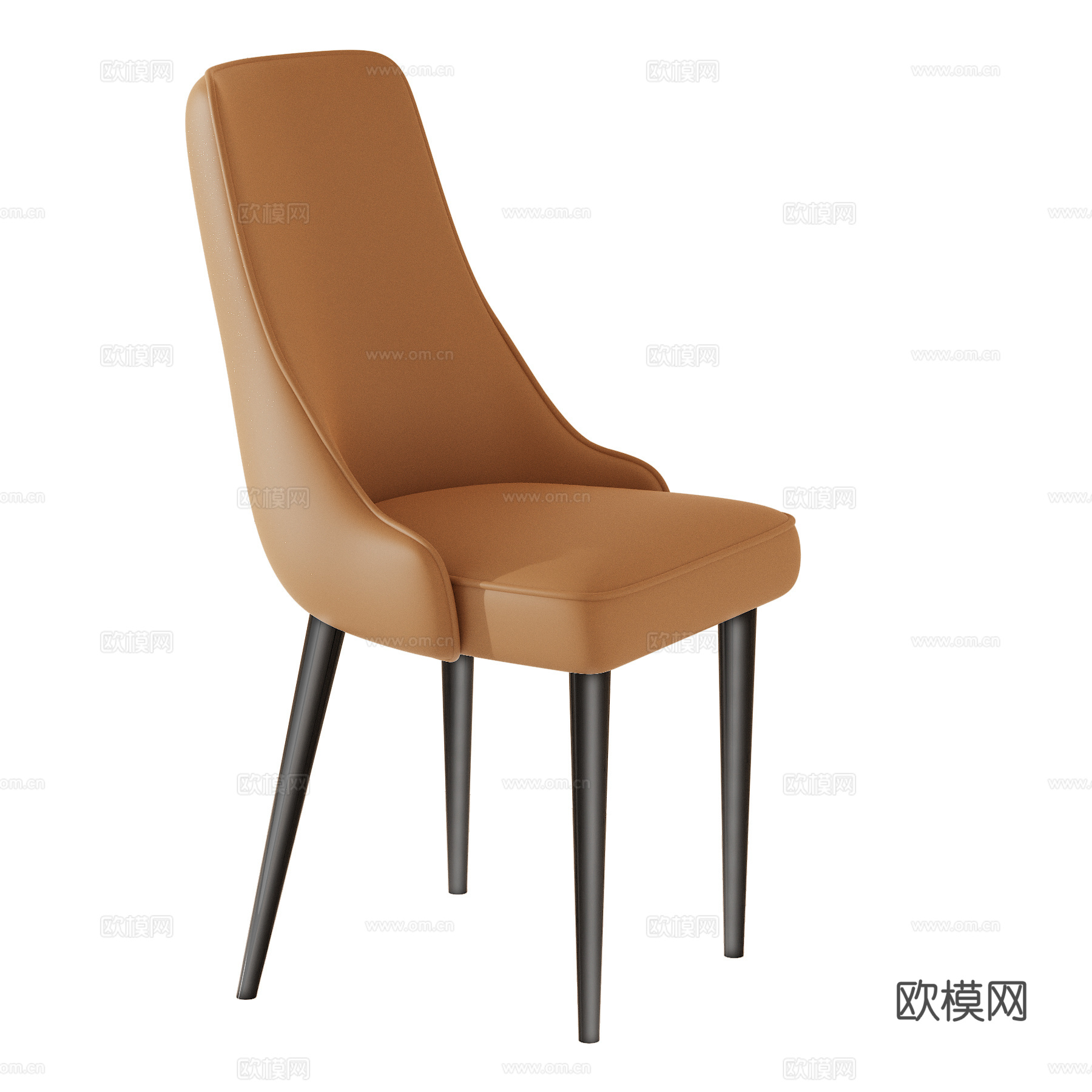 轻奢餐椅3d模型下载