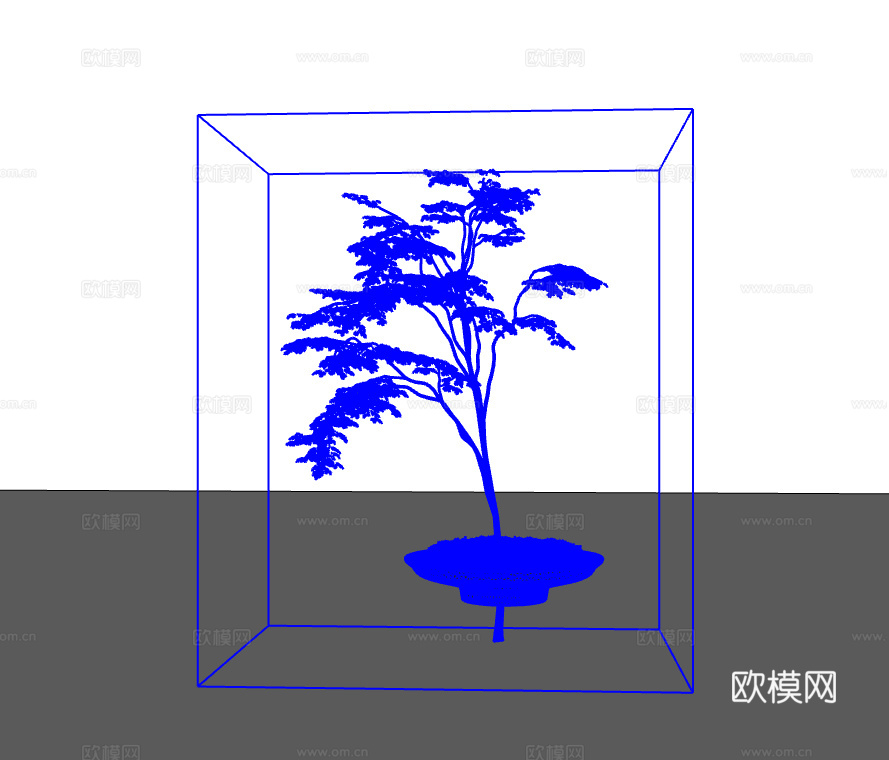 盆栽su模型