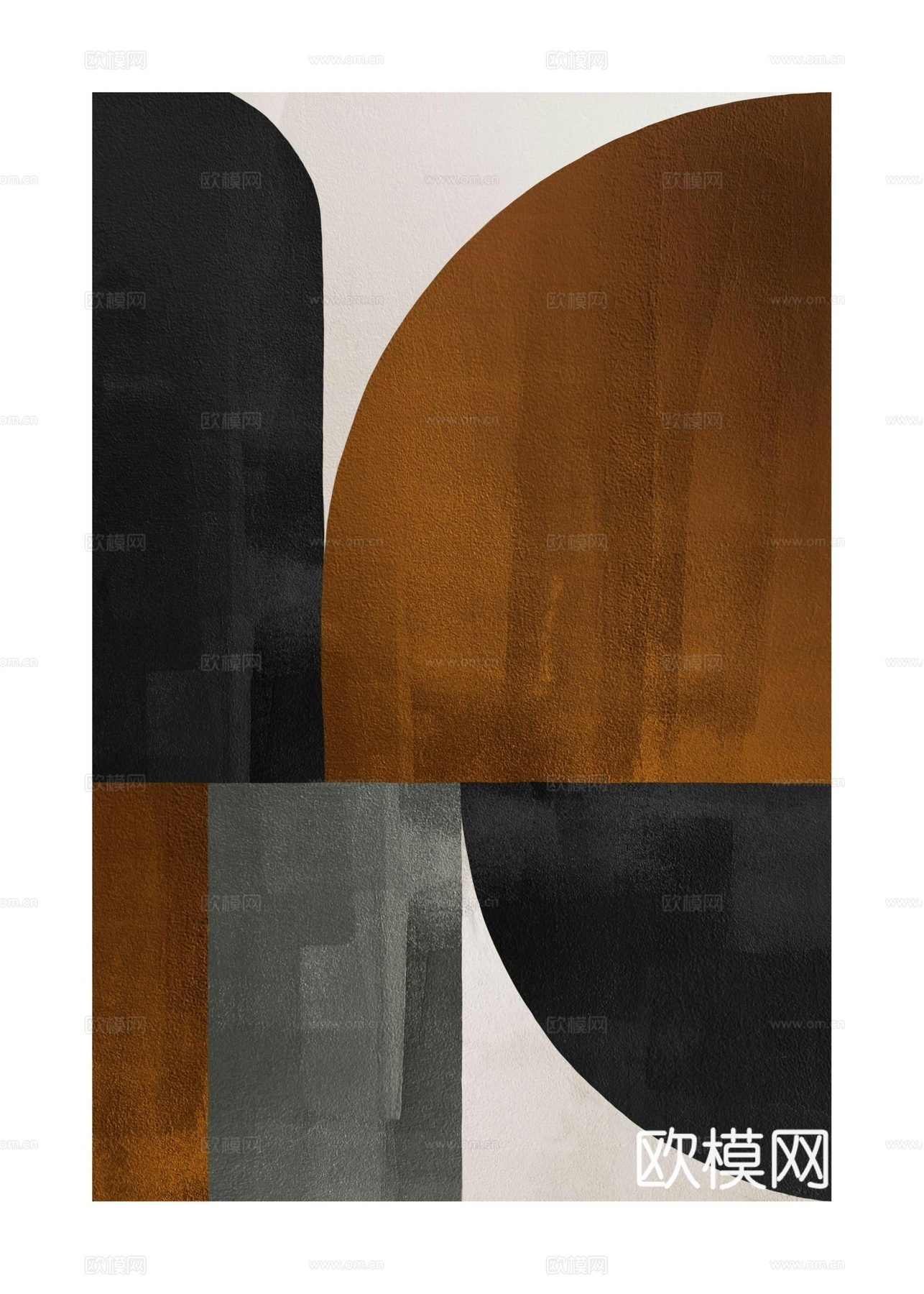 中古风现代复古挂画 简约挂画 艺术挂画 彩色挂画