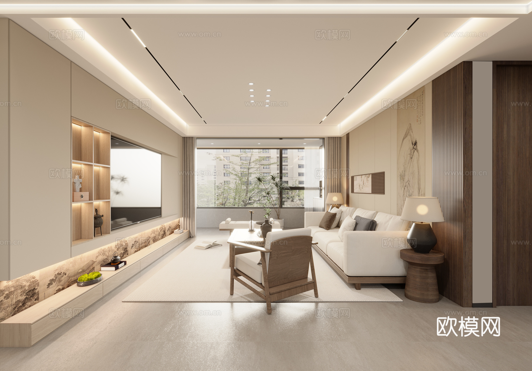 宋氏美学客餐厅3d模型