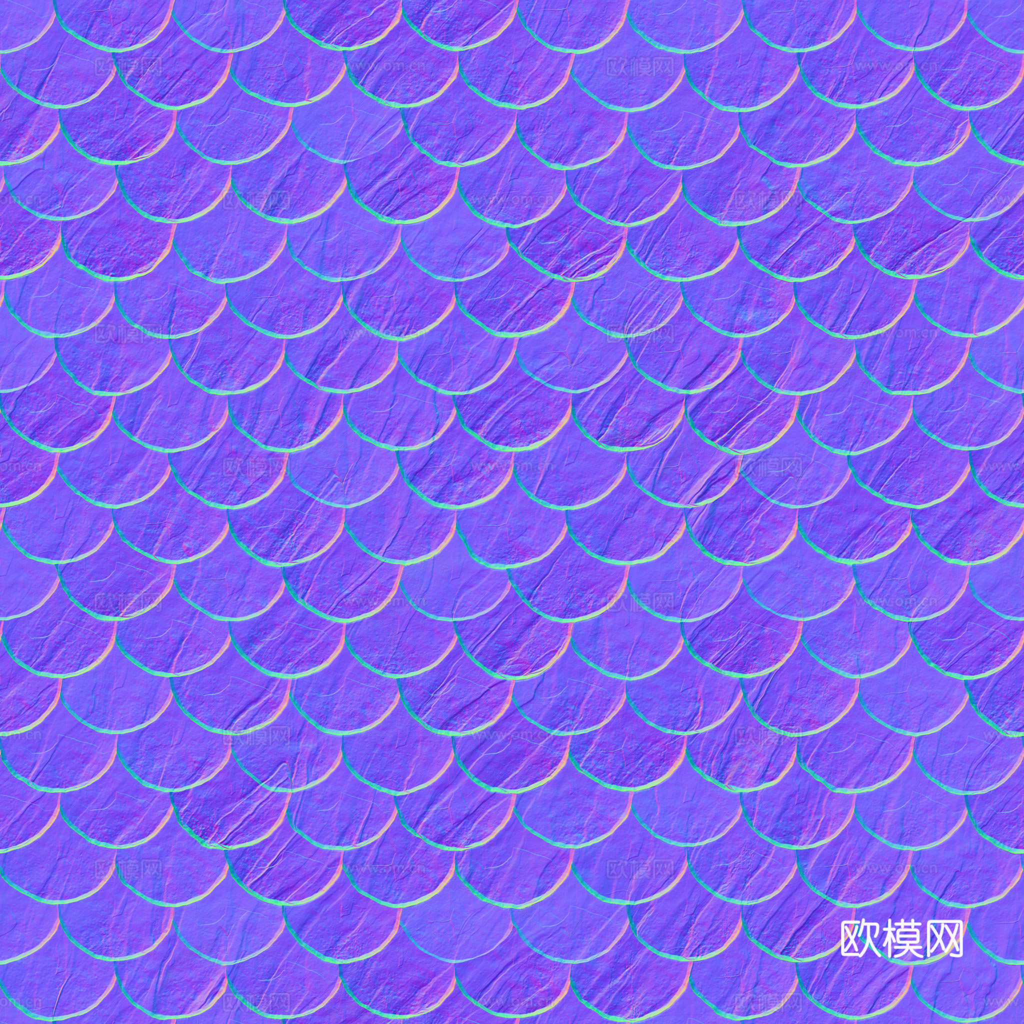 屋顶瓦顶沥青瓦石瓦法线凹凸贴图