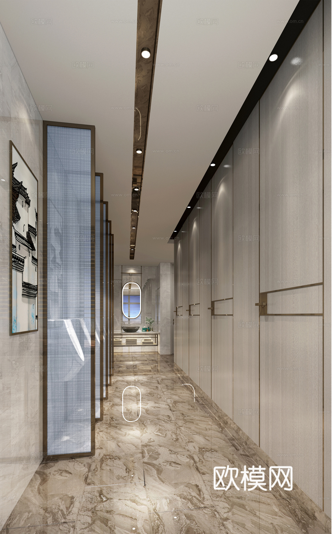 卫生间3d模型下载