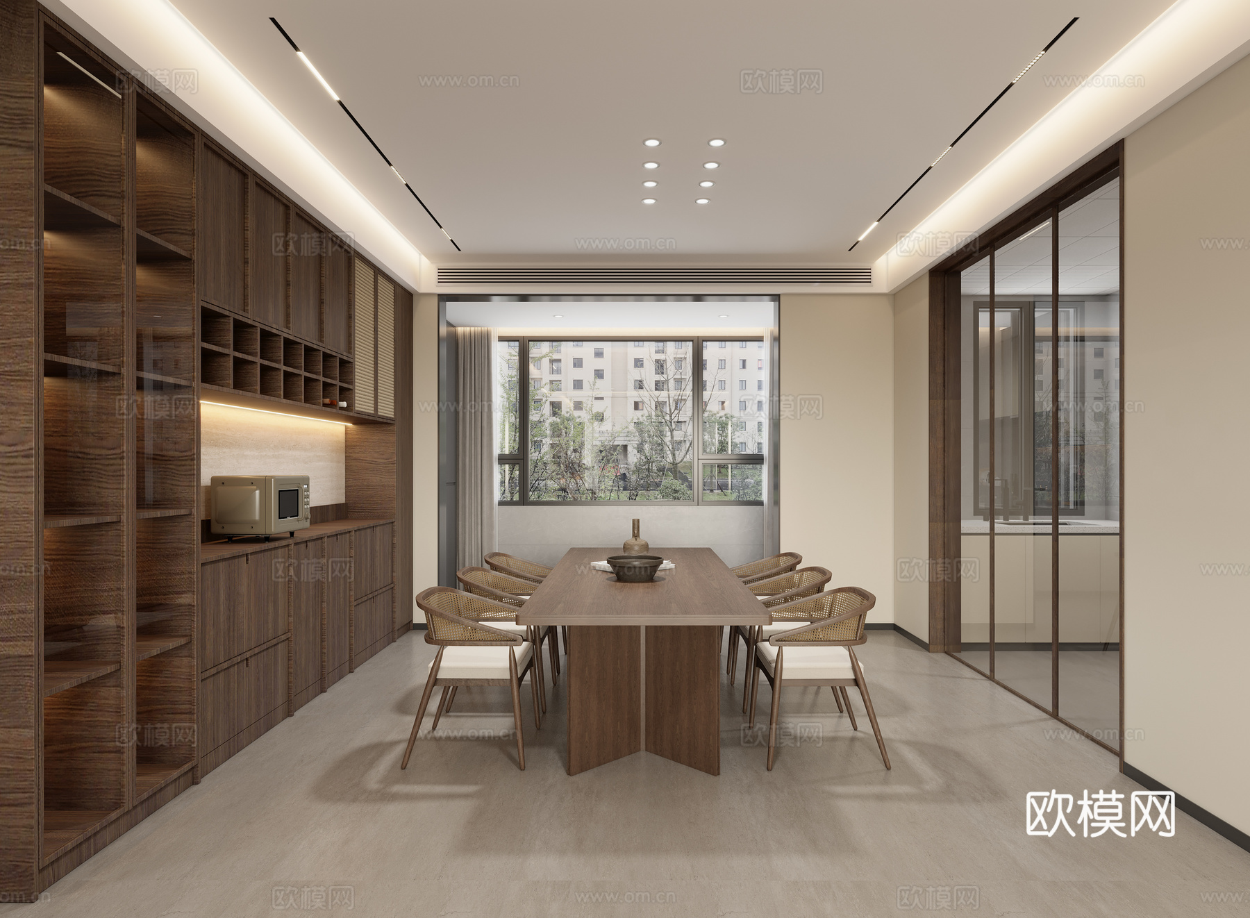 宋氏美学客餐厅3d模型
