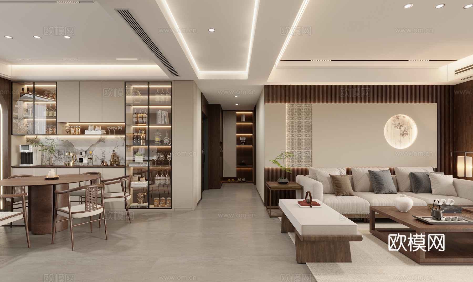 宋氏美学客餐厅3d模型