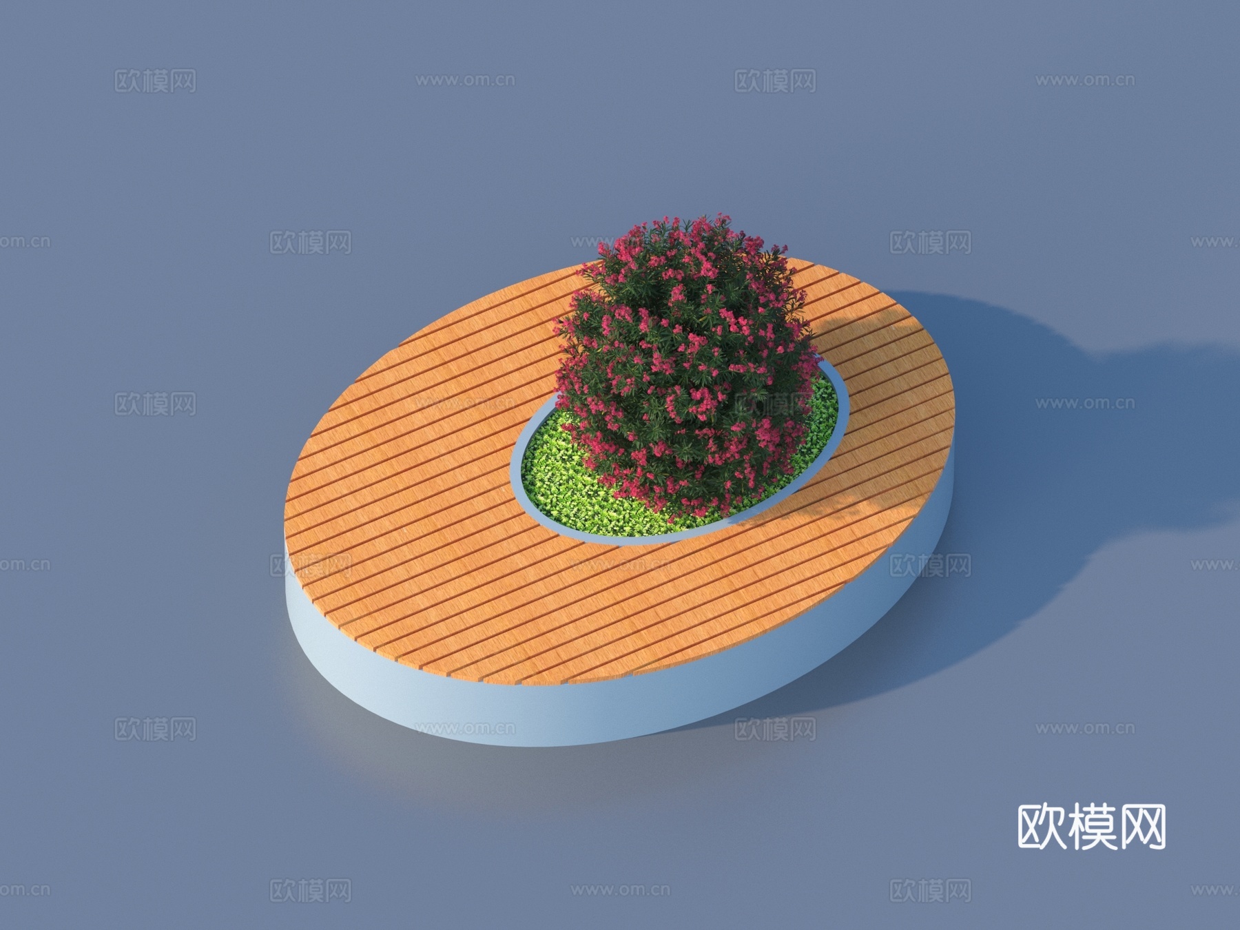 树池 坐凳 花坛3d模型下载