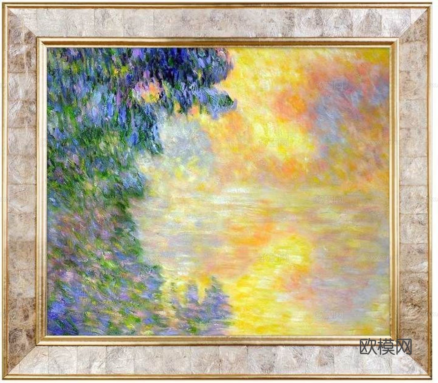 现代装饰画 油画 抽象画 艺术画下载