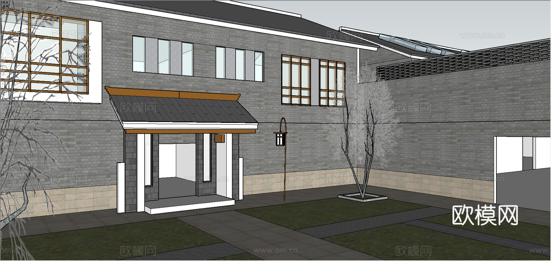 城市更新乡村建设全案模型su模型