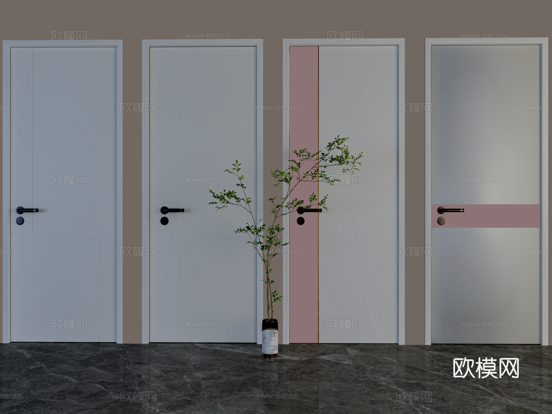 门3d模型