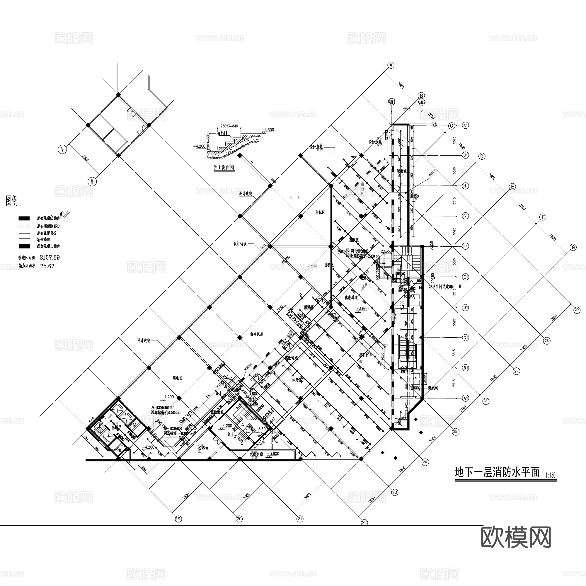 建筑给排水防火消防及节点CAD施工图集 30套cad施工图