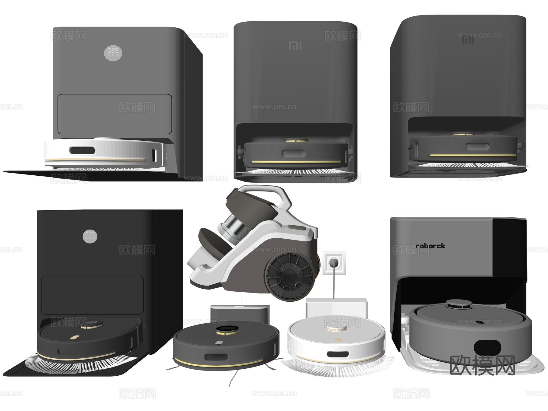 现代扫地机器人su模型
