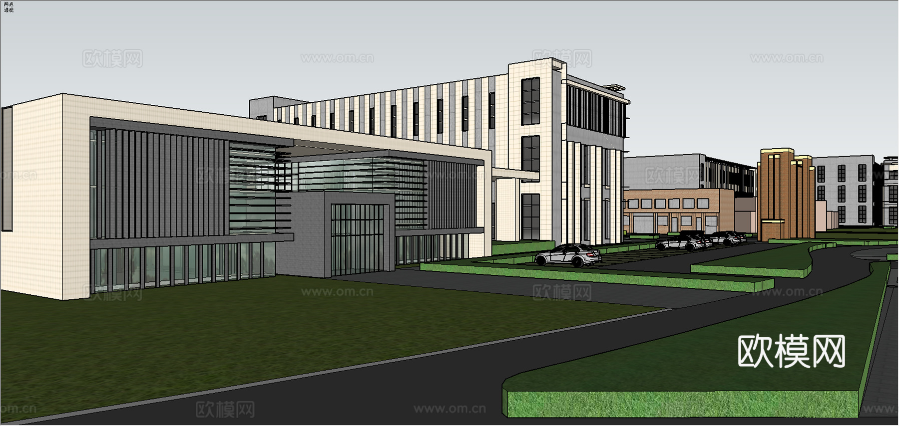 城市更新乡村建设全案模型su模型