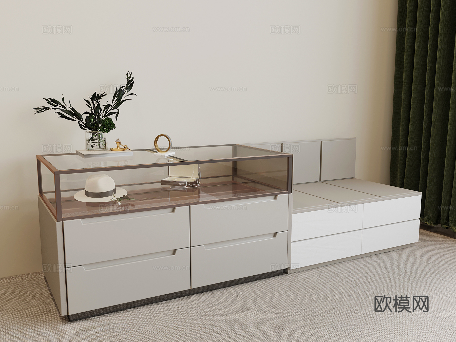 现代中导台su模型