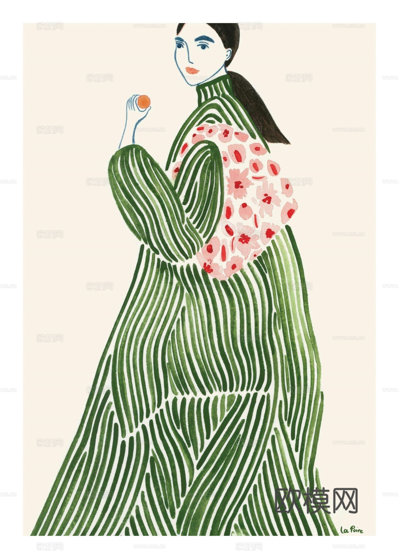 中古风现代复古挂画 简约挂画 艺术挂画 彩色挂画