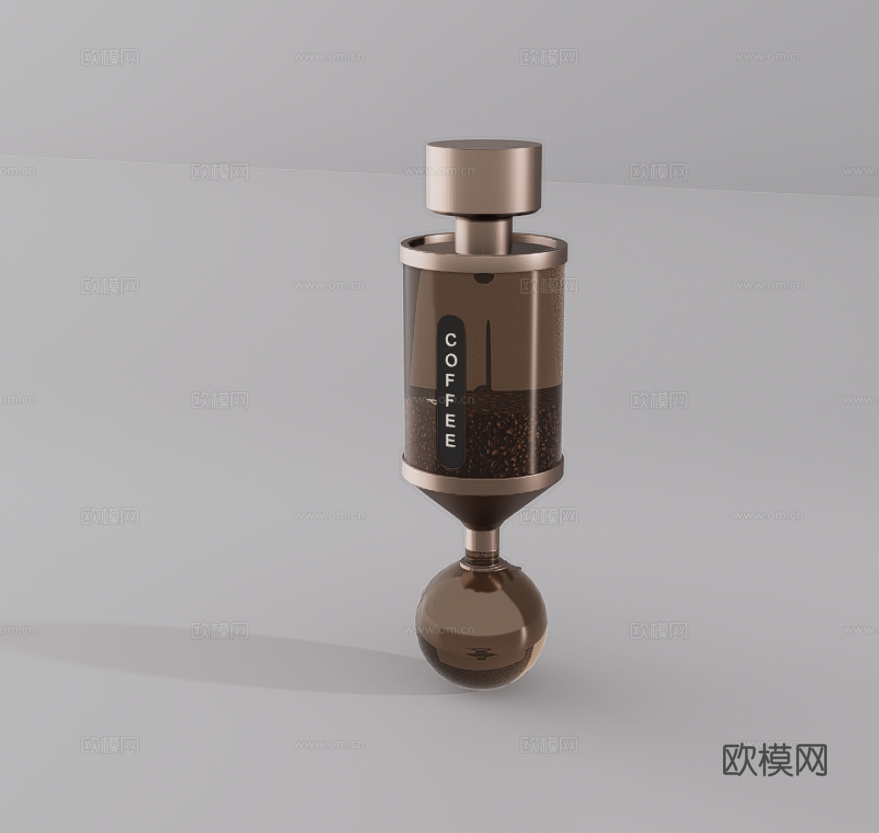咖啡机su模型