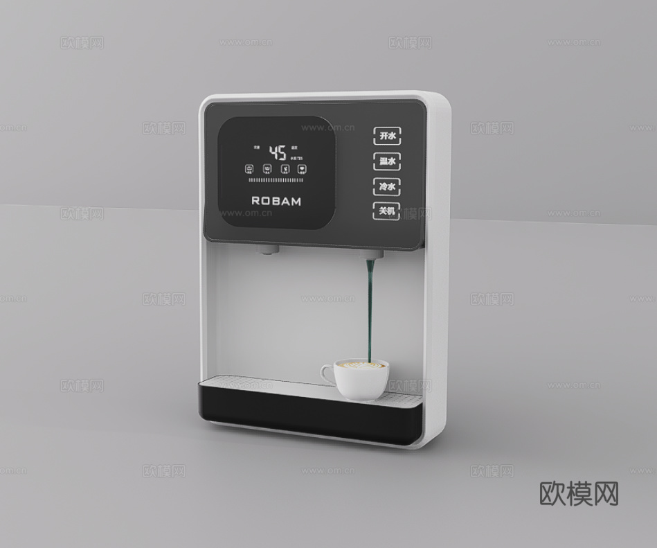 饮水机su模型