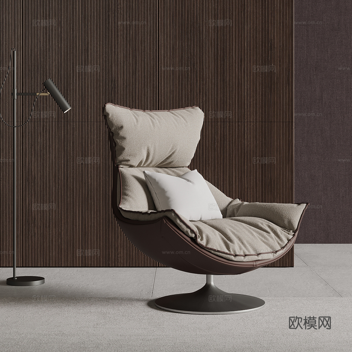 现代休闲椅su模型