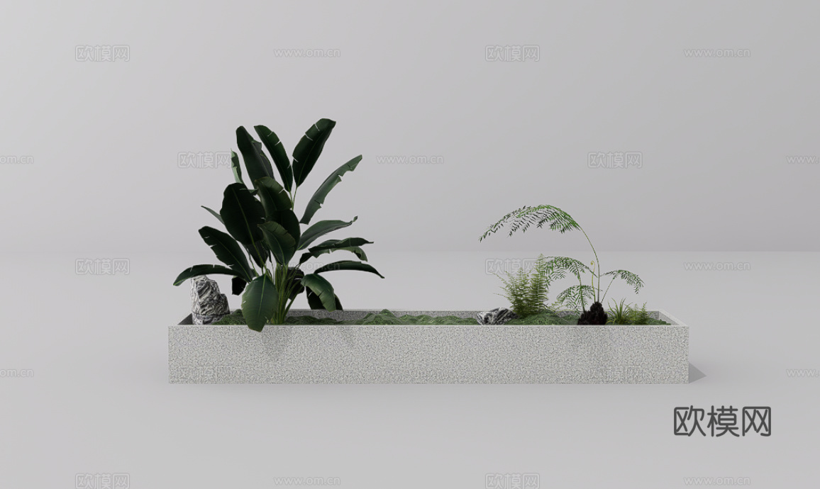花箱su模型